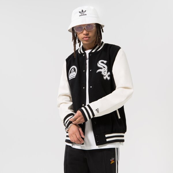 Мъжко преходно яке NEW ERA ЯКЕ HERITAGE VARSITY SOX CHICAGO WHITE SOX 60332222 цвят черен