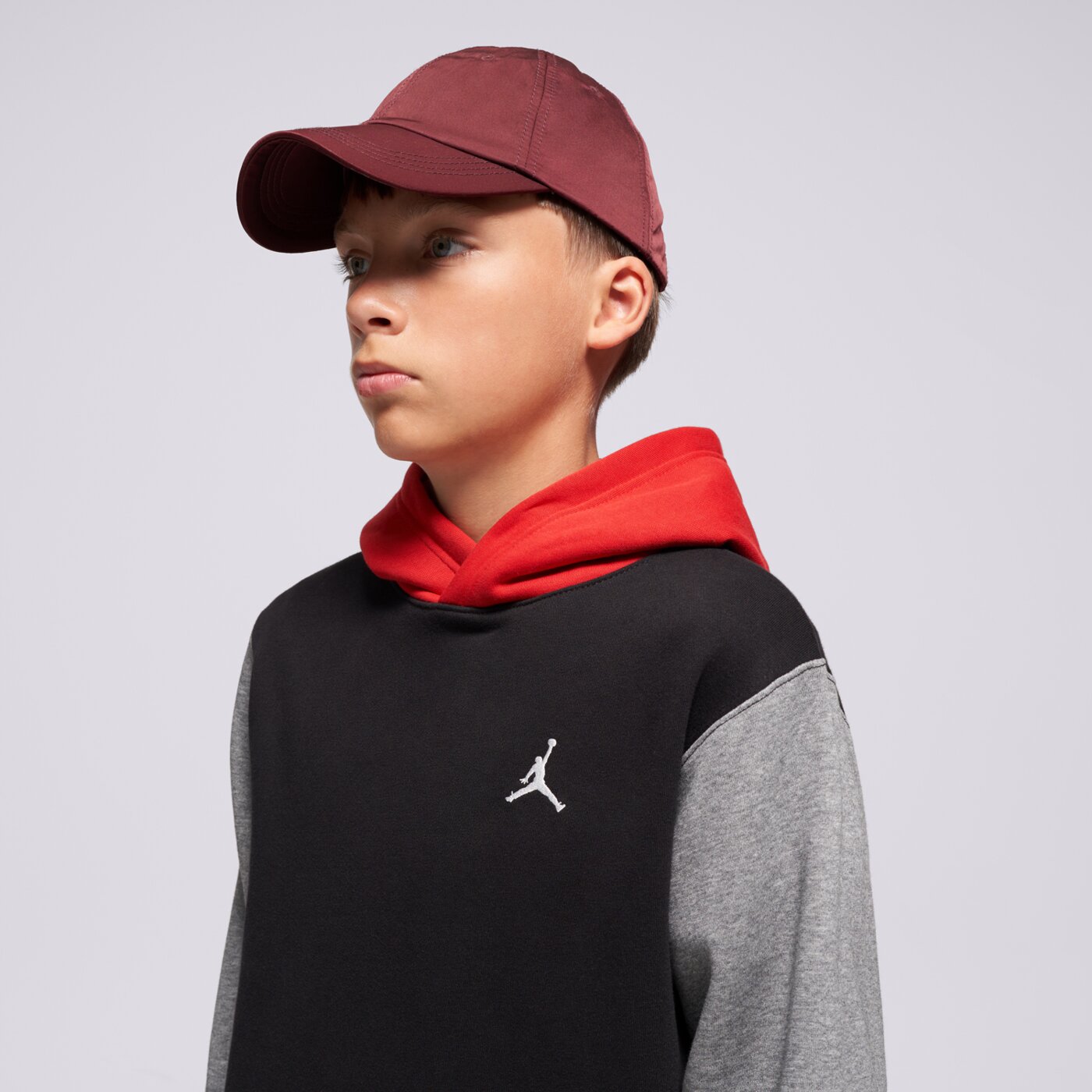 Детски суичър JORDAN СУИТЧЪР С КАЧУЛКА MJ BRKLN FLC PO HOODIE MJ BRKLN FLC 95f116-kr5 цвят многоцветен