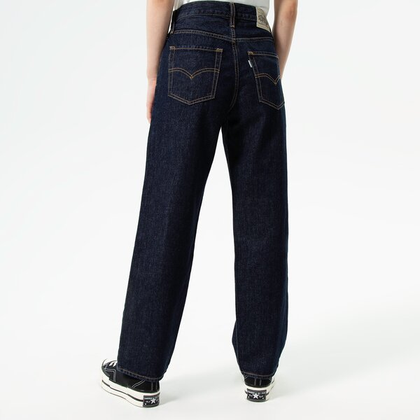 Дамски панталони LEVI'S ПАНТАЛОНИ 94 BAGGY SILVERTAB a3518-0004 цвят черен
