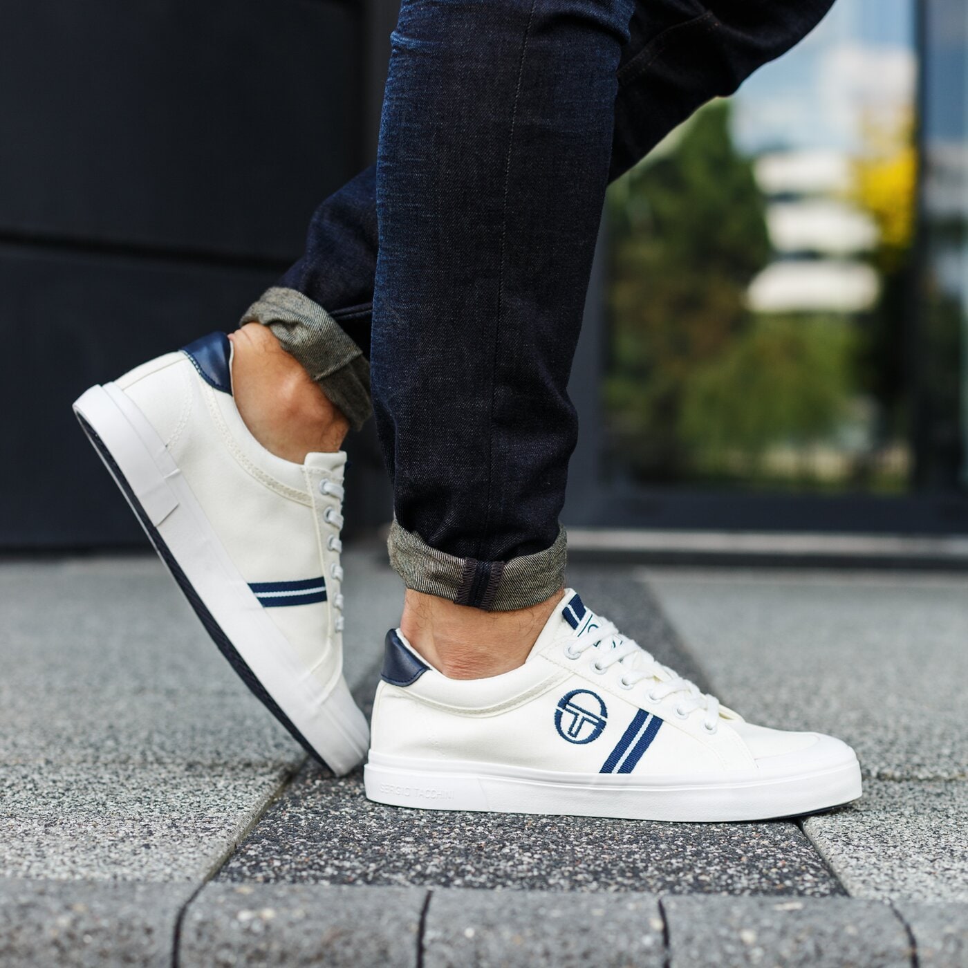 Мъжки маратонки SERGIO TACCHINI ST.TROPEZ CVS stm81017301 цвят бял