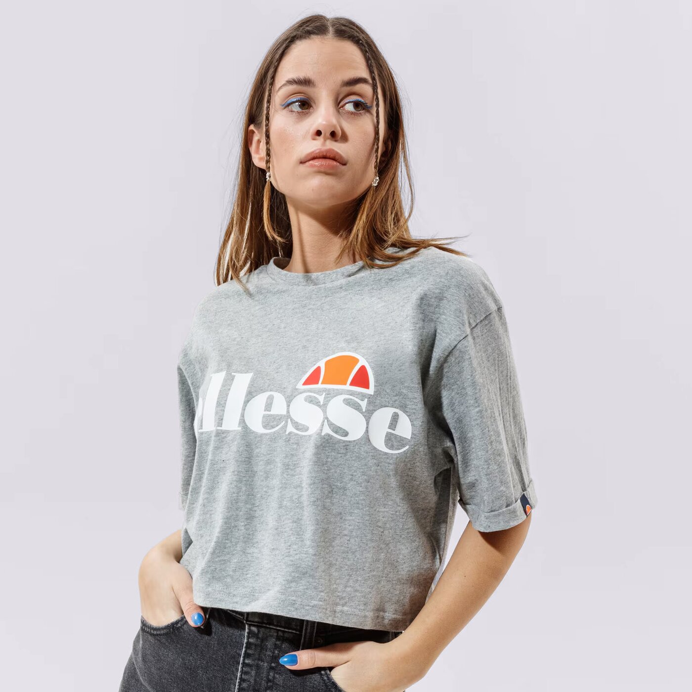 Дамска тениска ELLESSE ТЕНИСКА ALBERTA GREY sgs04484112 цвят сив