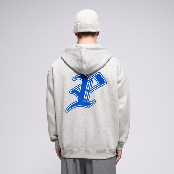 Мъжки суичър PROSTO СУИТЧЪР СЪС ЗАКОПЧАВАНЕ   ZIP HOODIE GHOTIC P GRAY kl252mswe2121 цвят сив