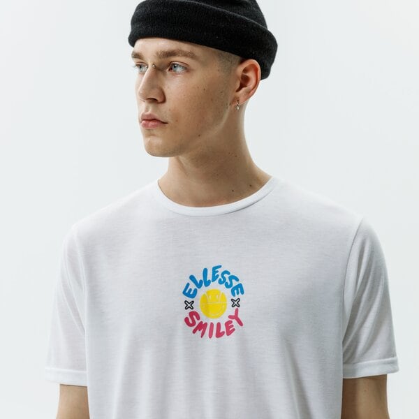 Мъжка тениска ELLESSE ТЕНИСКА CHEERO TEE WHT SMILEY SU21 sml13067908 цвят бял