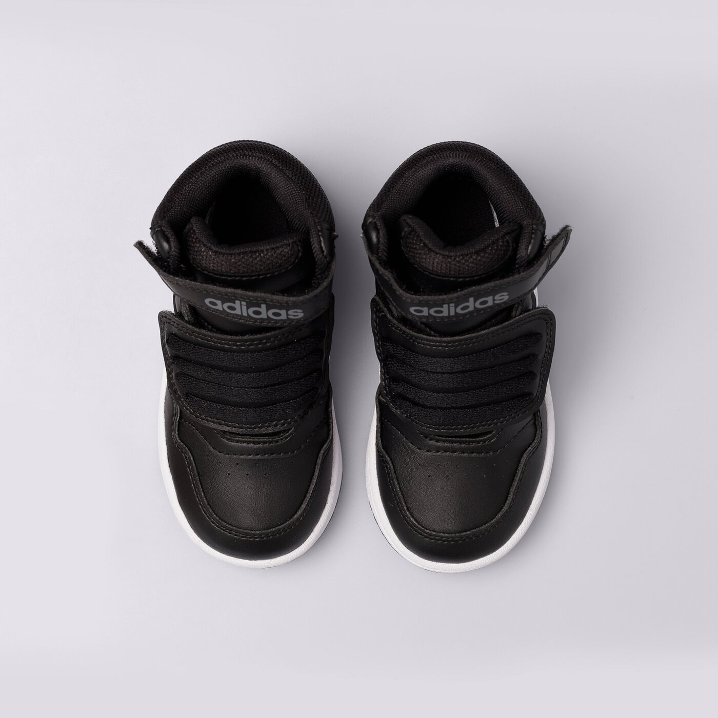 Детски маратонки ADIDAS HOOPS MID 3.0 AC I gw0408 цвят черен