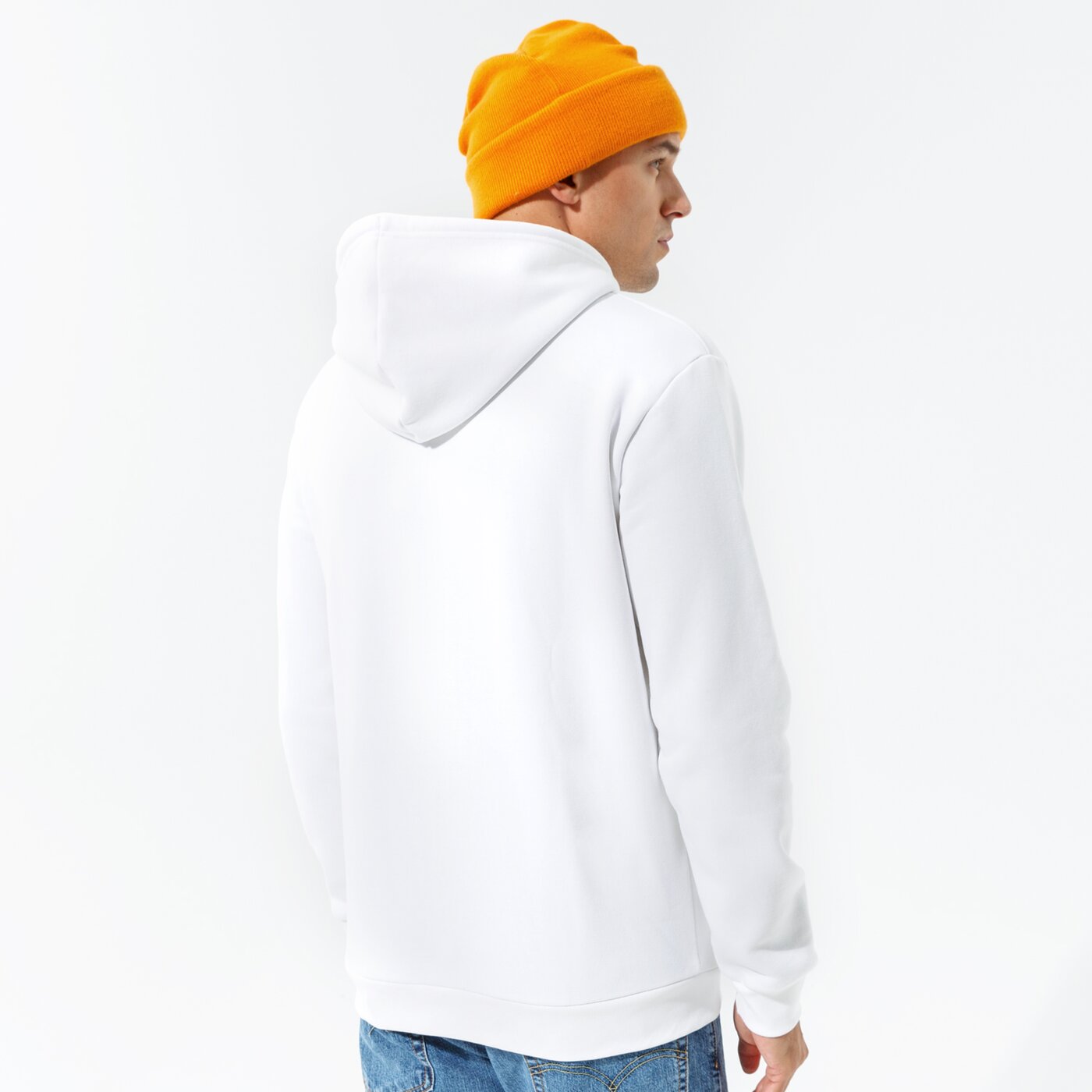 Мъжки суичър ADIDAS TREFOIL ESSENTIAL HOODIE  h34649 цвят бял