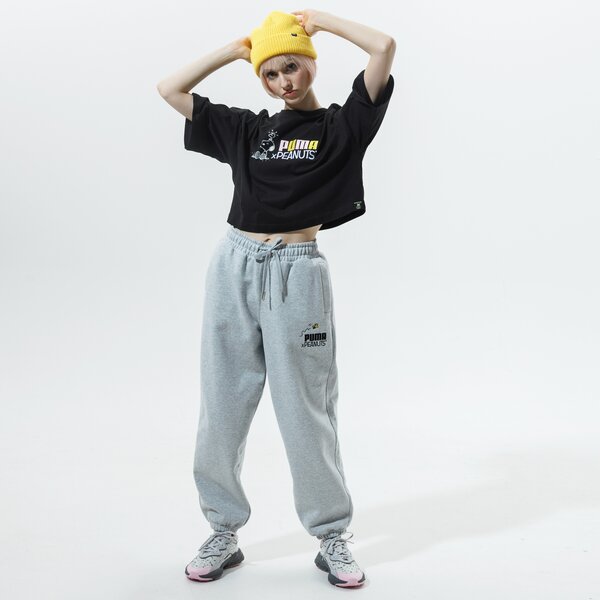 Дамска тениска PUMA ТЕНИСКА PUMA X PEANUTS W TEE 53115801 цвят черен