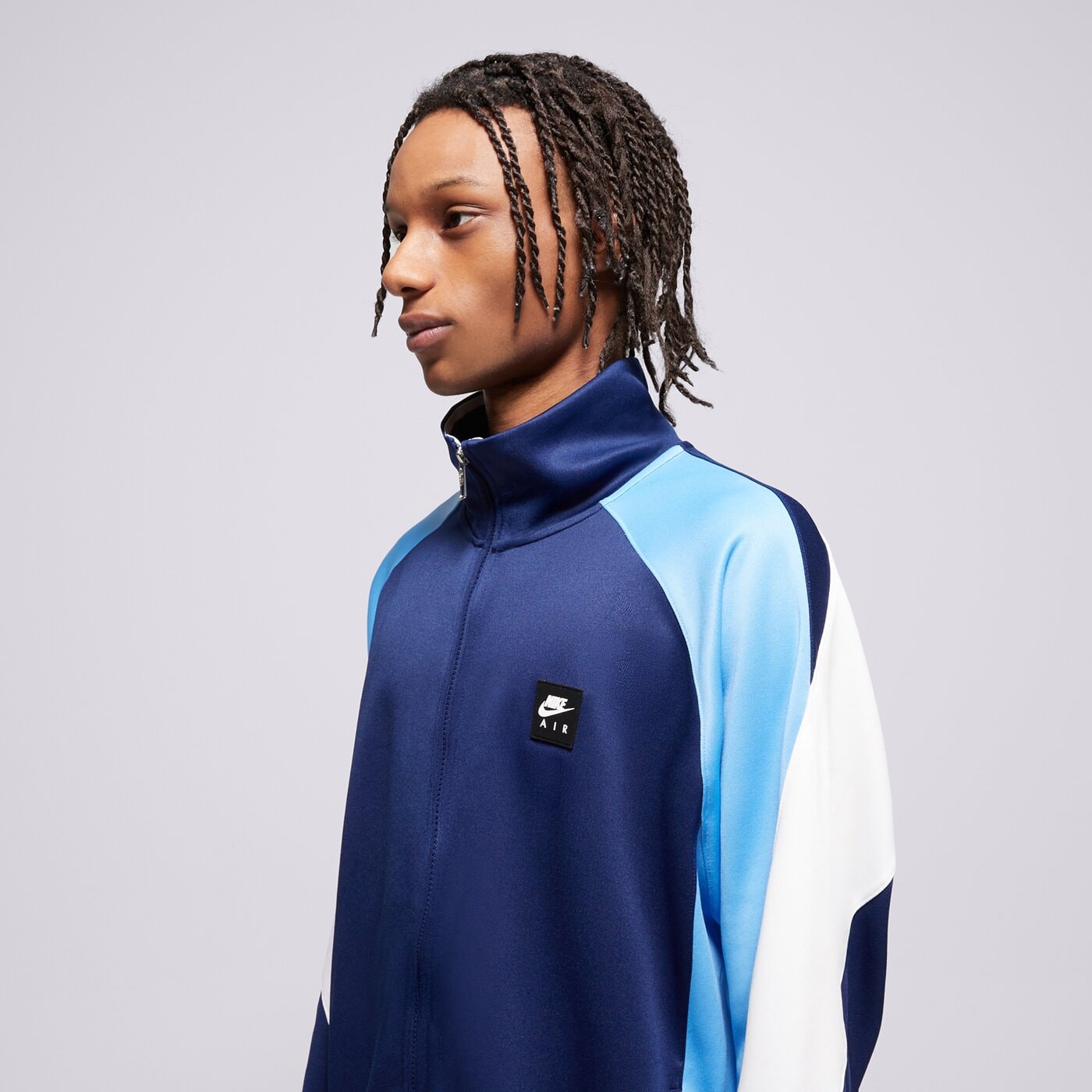 Мъжки суичър NIKE СУИТЧЪР СЪС ЗАКОПЧАВАНЕ M NIKE AIR PK FZ JKT hj0632-492 цвят тъмносин