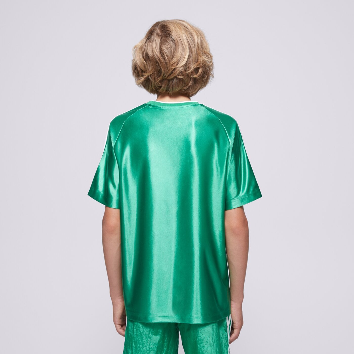 Детска тениска ADIDAS ТЕНИСКА TEE BOYS jc9124 цвят зелен