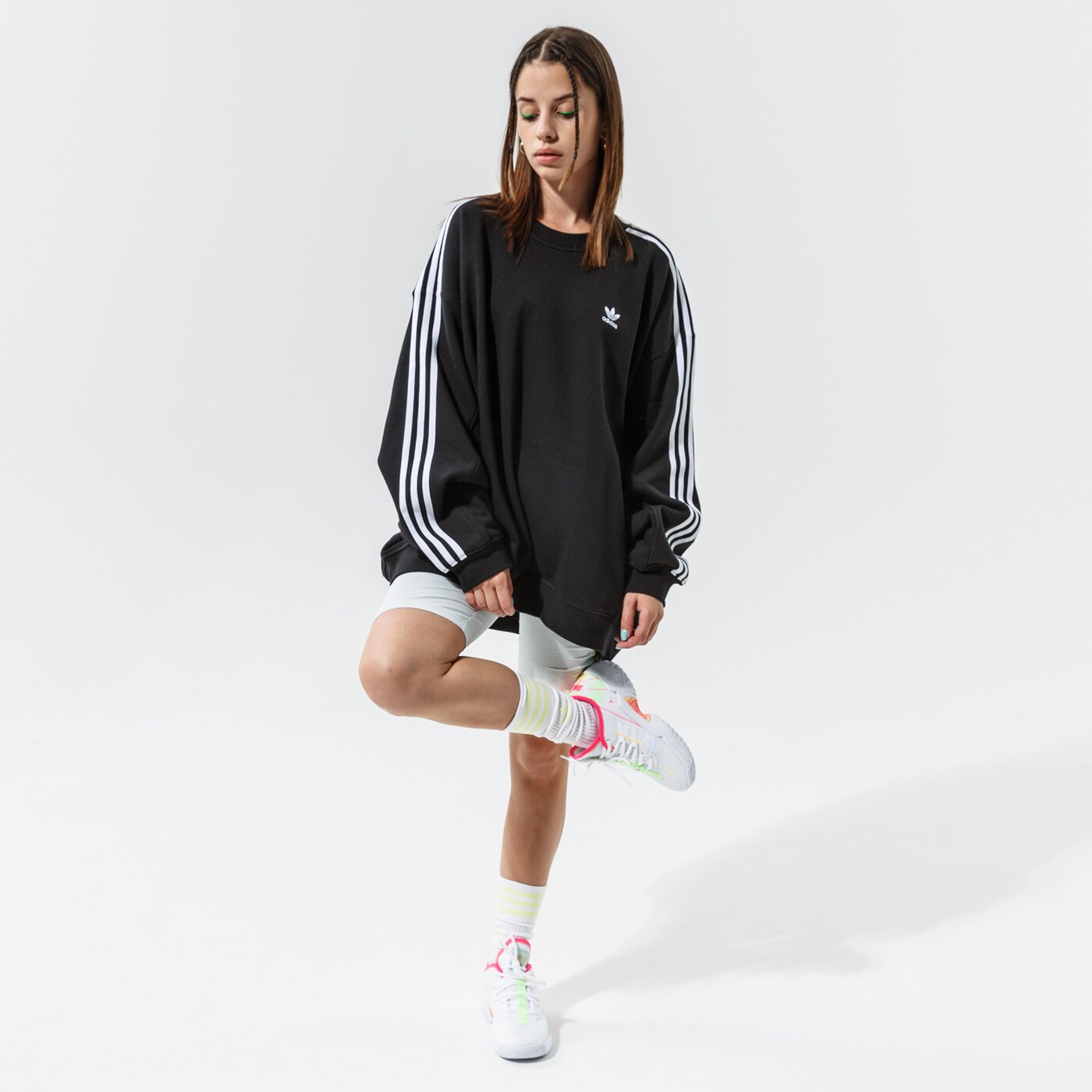Дамски суичър ADIDAS СУИТЧЪР OS SWEATSHIRT h33539 цвят черен