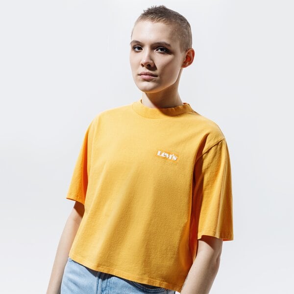 Дамска тениска LEVI'S ТЕНИСКА HEAVYWEIGHT RIGHT ON TEE 18392-0004 цвят оранжев