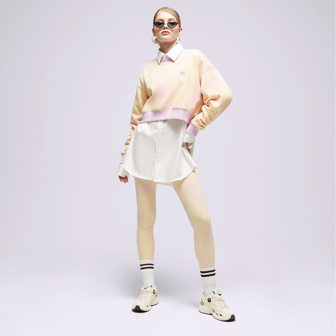 Дамски панталони ADIDAS КЛИН 7/8 КЛИН hl6617 цвят многоцветен