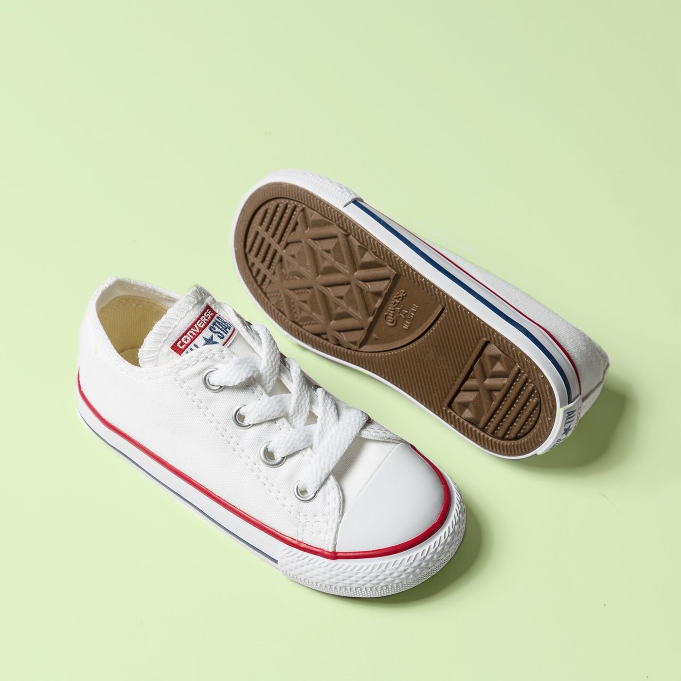 Детски маратонки CONVERSE CHUCK TAYLOR ALL STAR OX ALL STAR 7j256c цвят бял