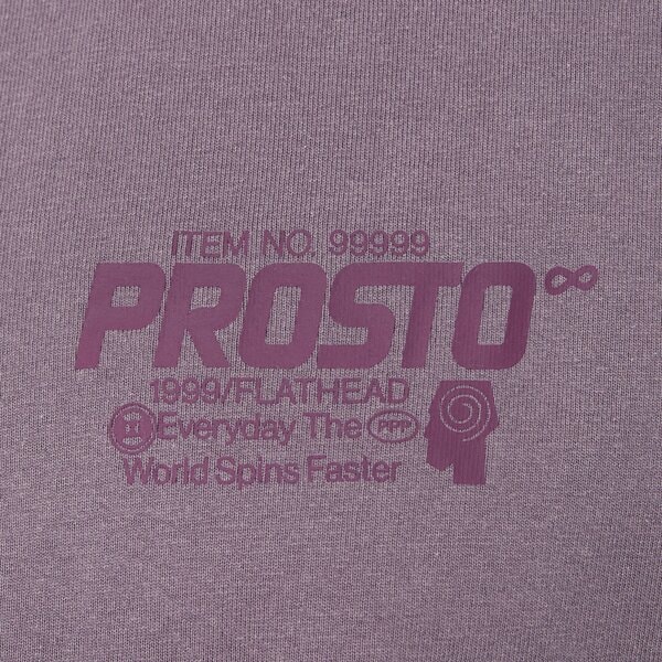 Мъжка тениска PROSTO ТЕНИСКА FLATHEAD WASHED LAVENDER kl252mtee1071 цвят виолетов