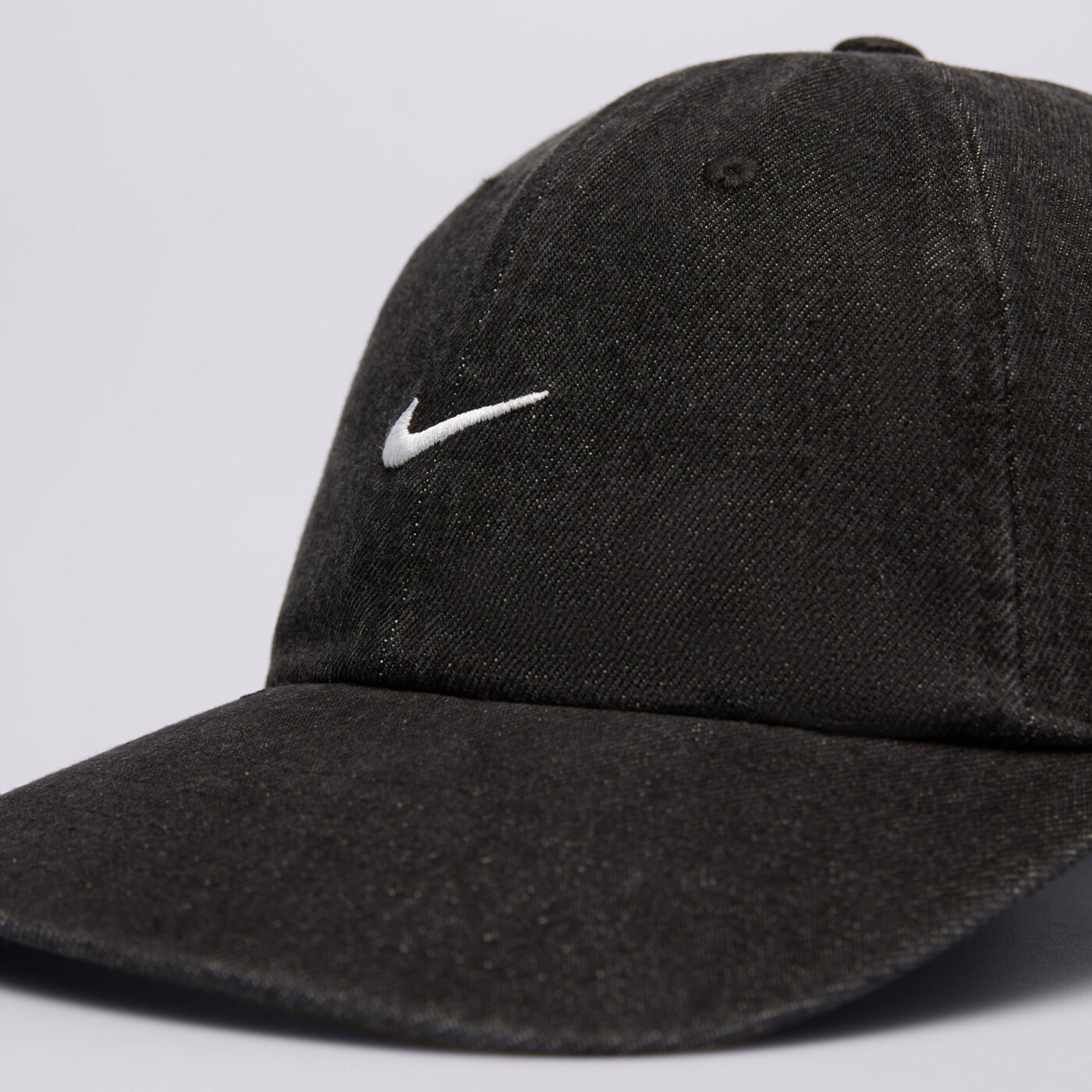 Дамска шапка с козирка NIKE ШАПКА U NK CLUB CAP U CB DENIM 24 L hf0383-010 цвят черен