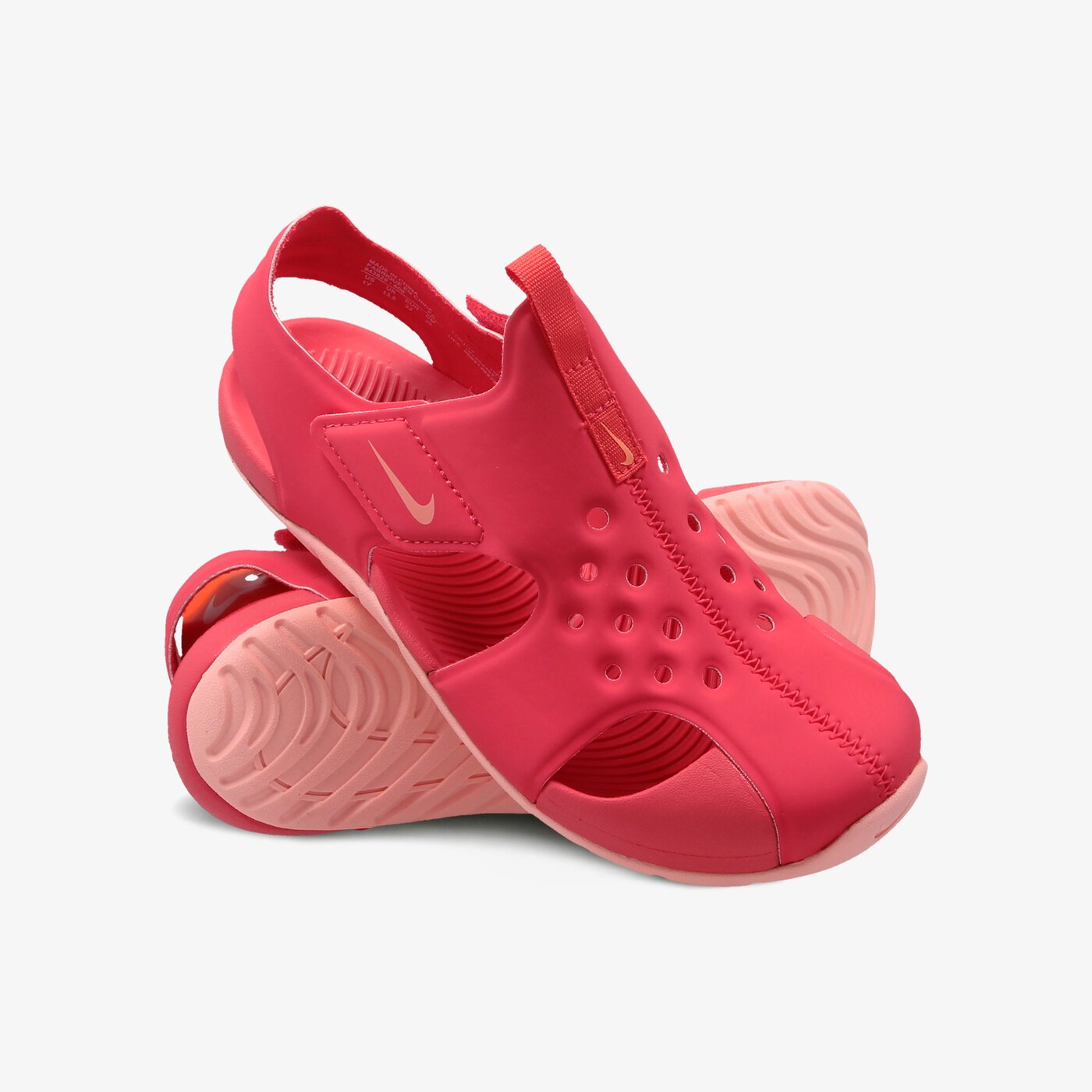 Детски чехли и сандали NIKE SUNRAY PROTECT 2 GP 943828-600 цвят розов