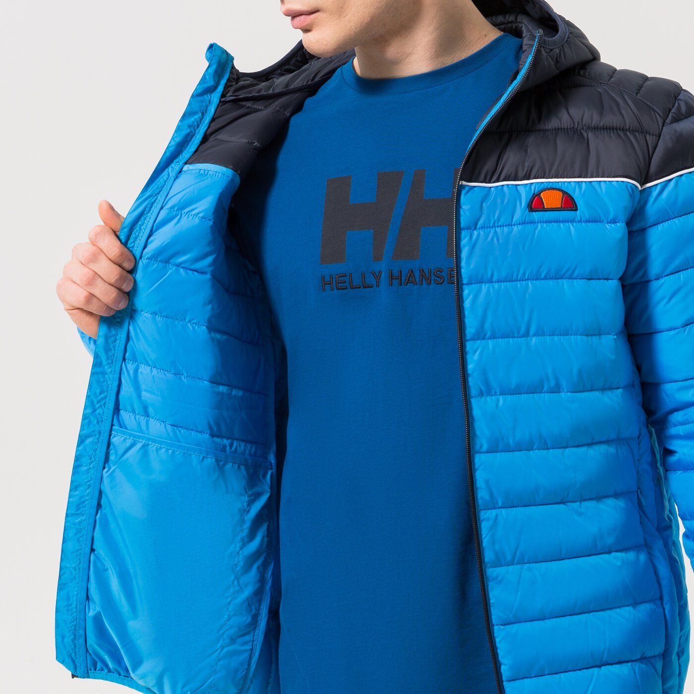 Мъжко зимно яке ELLESSE ЯКЕ ПУХЕН LOMBARDY 2 NAVY/BLUE PADDED JACKET shk13274433 цвят тъмносин