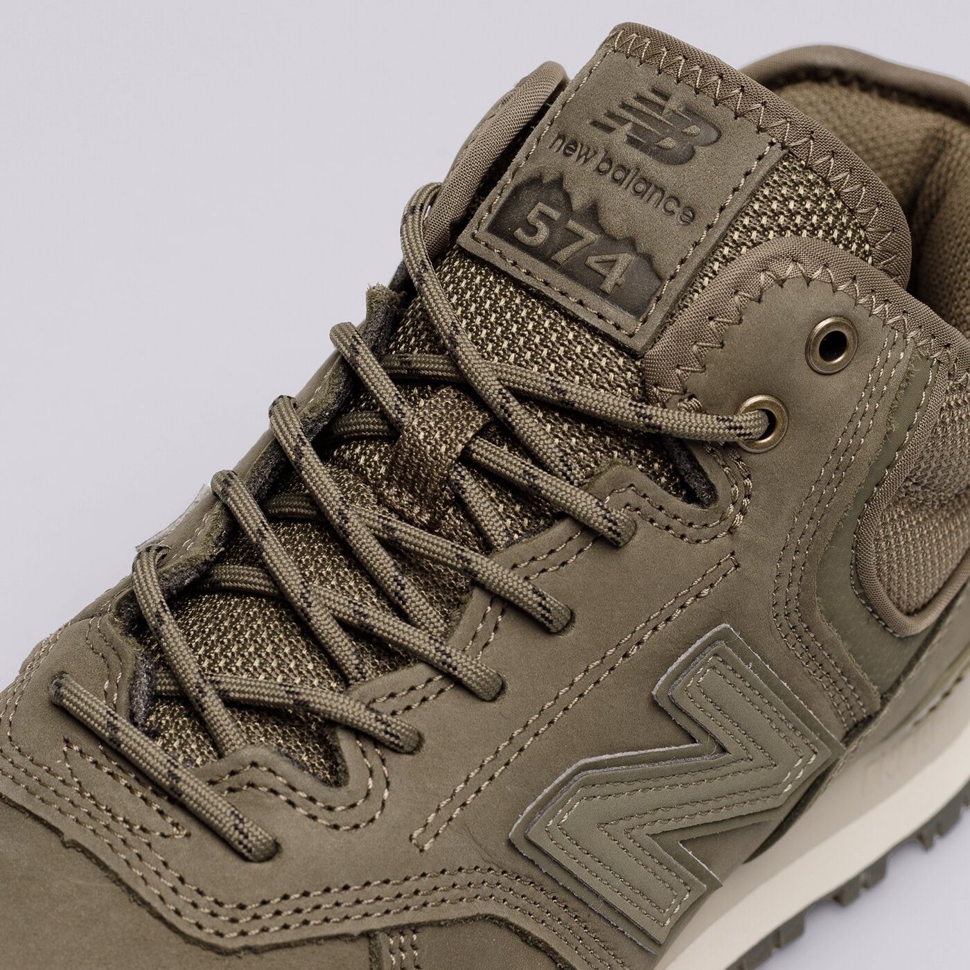 Мъжки зимни обувки NEW BALANCE 574  u574hmo цвят каки