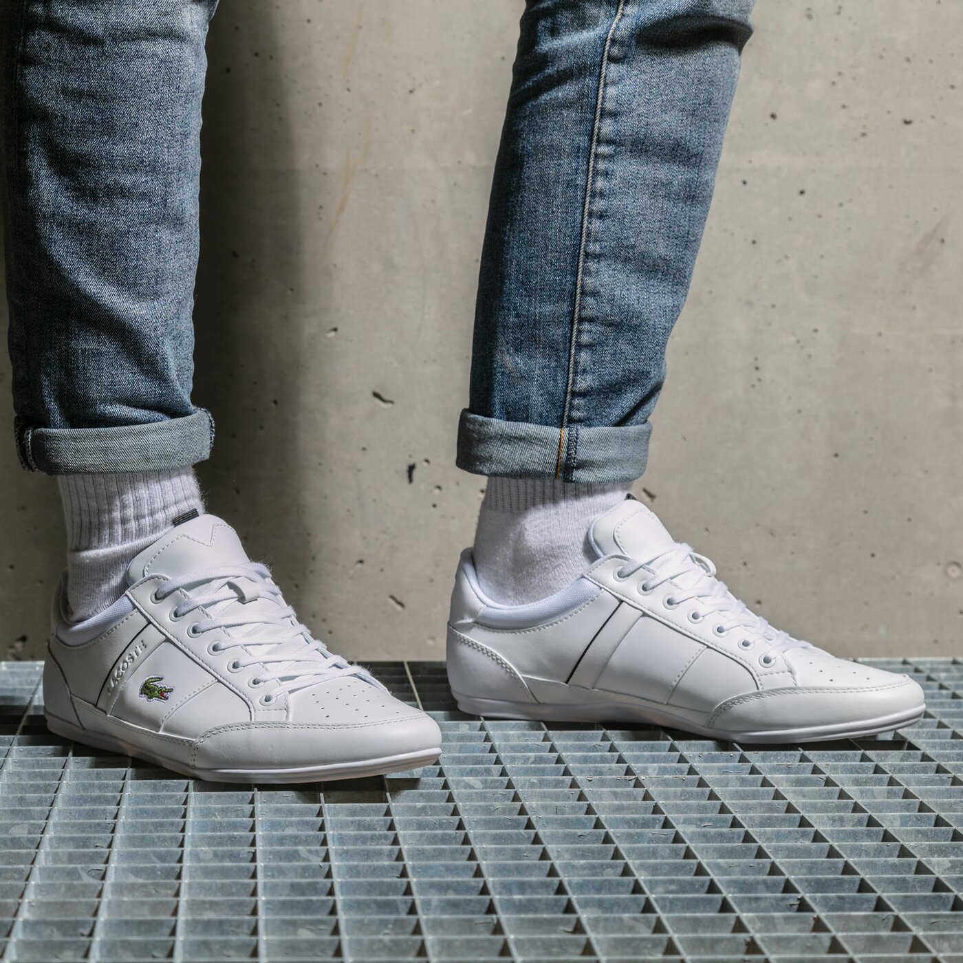 Мъжки маратонки LACOSTE CHAYMON 0121 1 CMA 742cma0014147 цвят бял