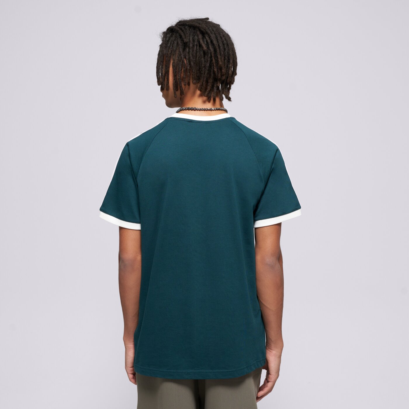 Мъжка тениска ADIDAS ТЕНИСКА 3-STRIPES TEE jy1374 цвят зелен