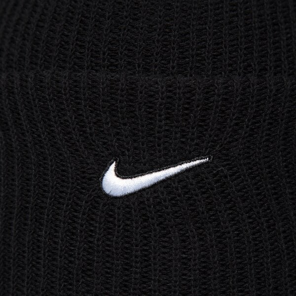 Дамска зимна шапка NIKE ШАПКА U NSW BEANIE UTILITY SWOOSH dv3342-010 цвят черен