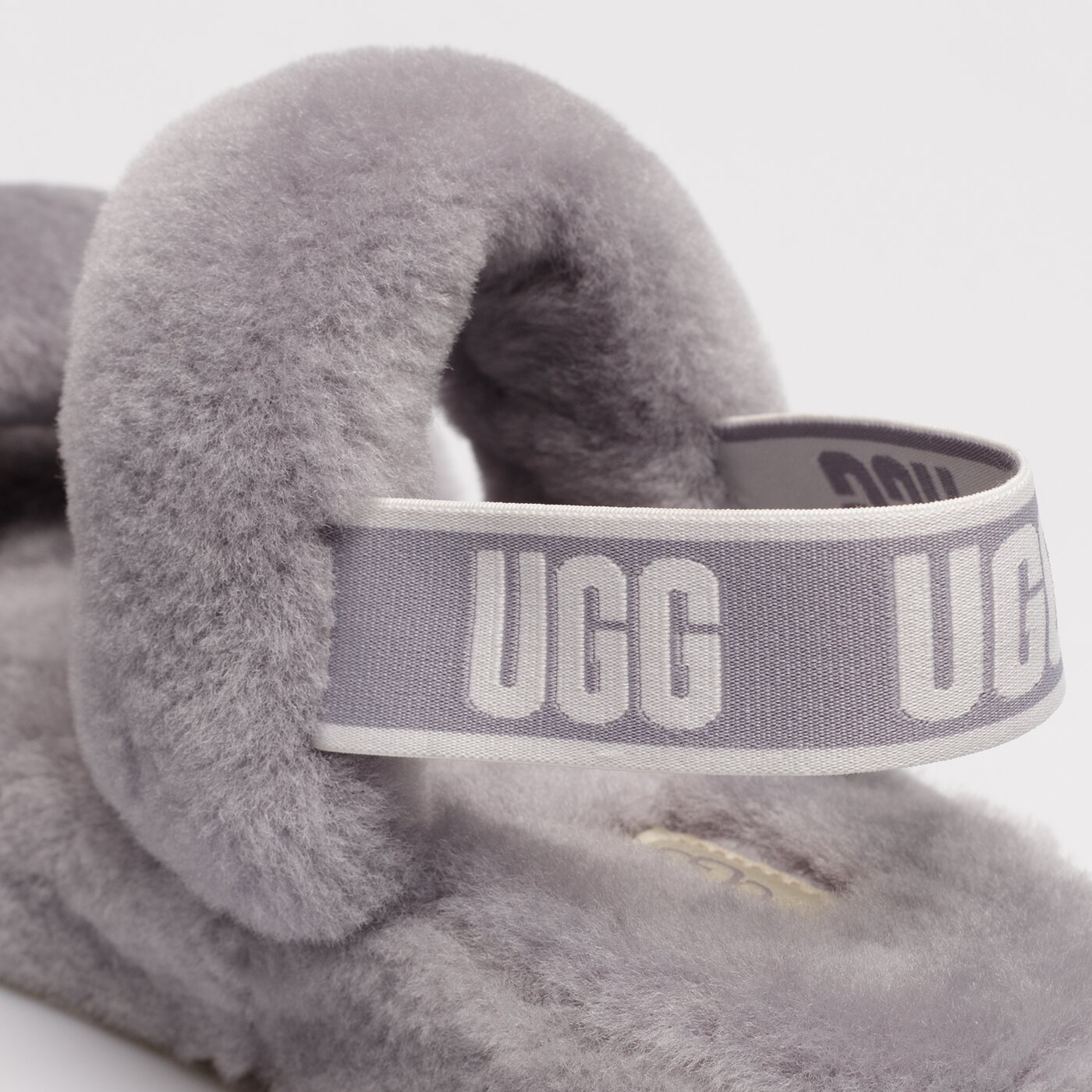 Дамски чехли и сандали UGG OH YEAH 1107953-soft ameth цвят сив
