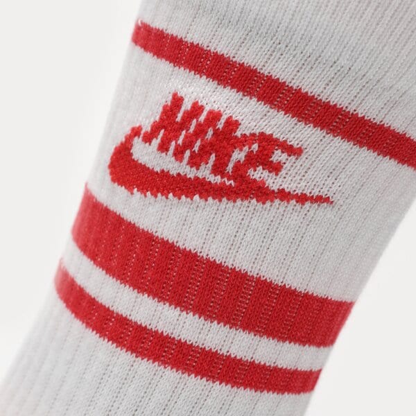 Дамски чорапи NIKE ESSENTIAL STRIPE SOCKS (3 PACKS)  dx5089-102 цвят бял