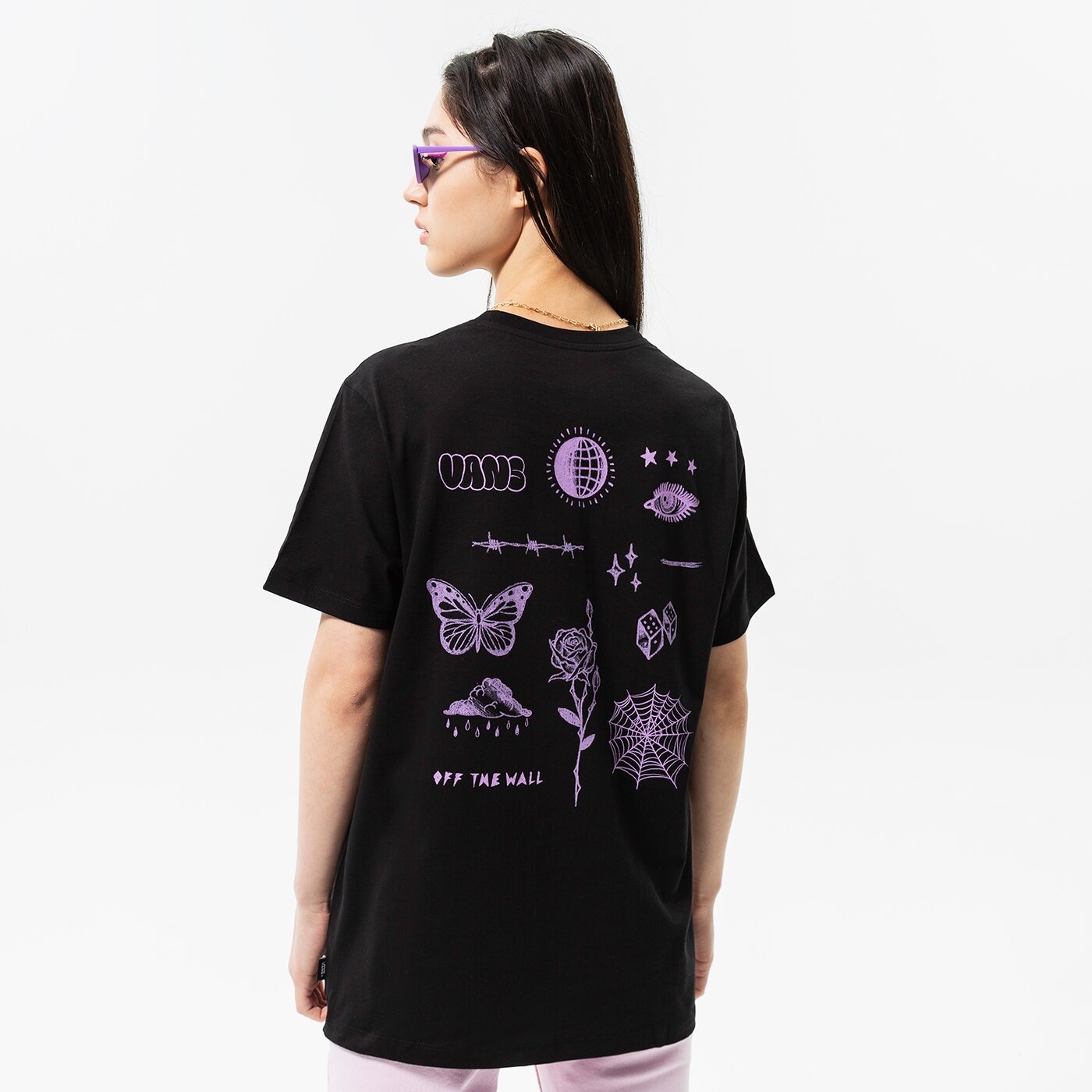 Дамска тениска VANS ТЕНИСКА DISCHORD BFF SS vn0a7tn2blk1 цвят черен