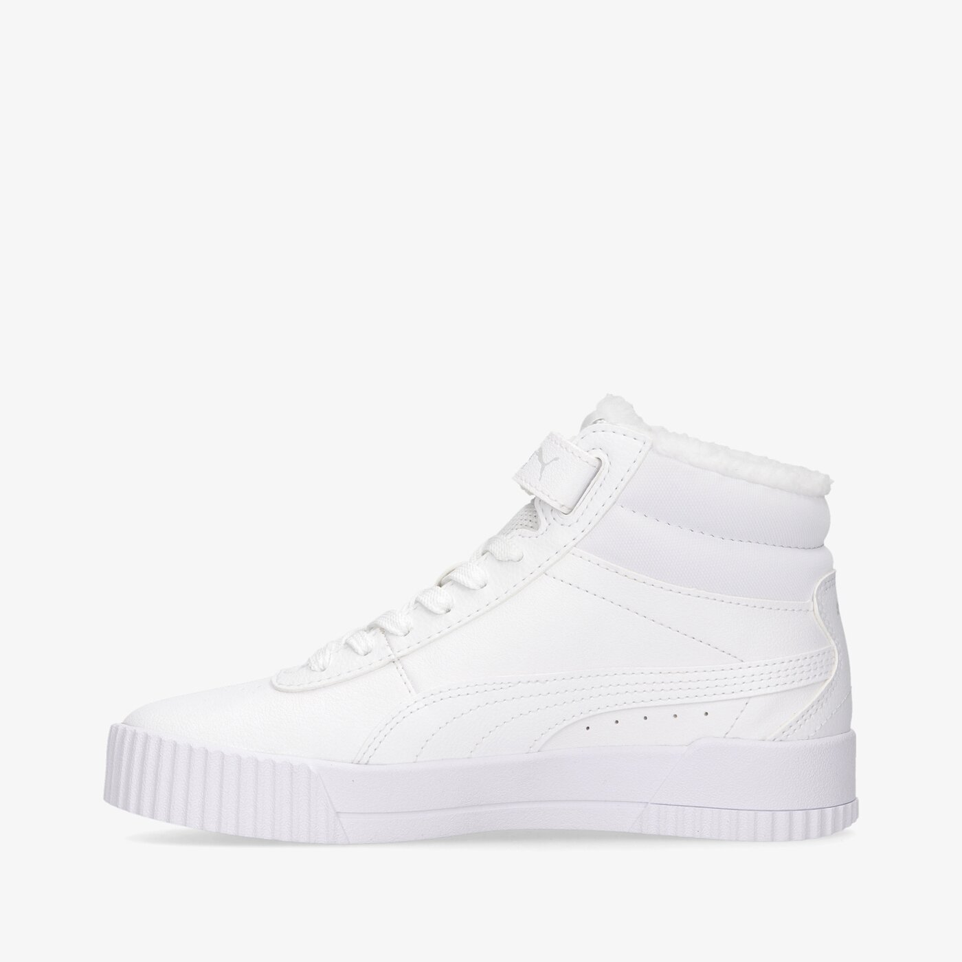 Детски маратонки PUMA CARINA MID FUR JR 30968303 цвят бял