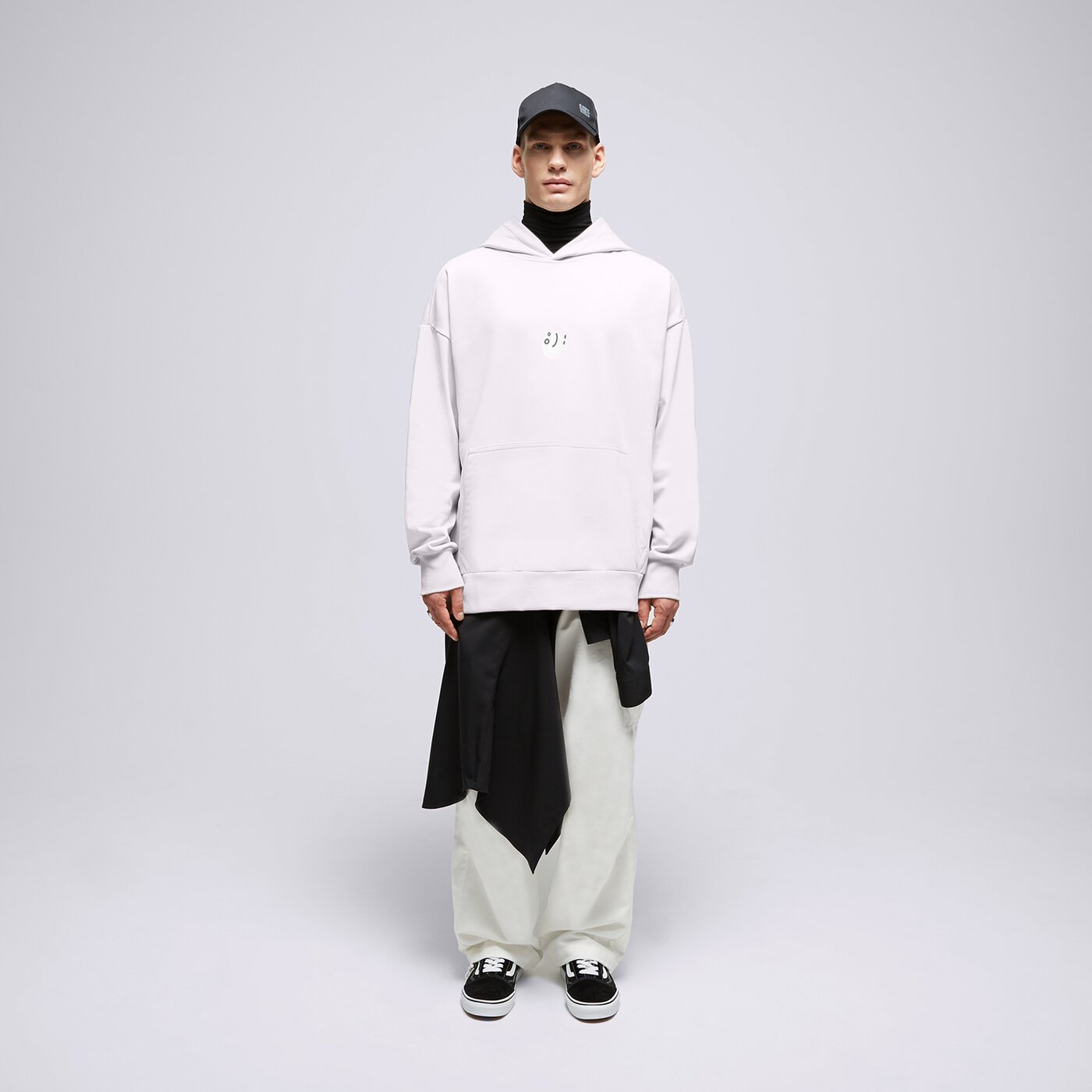 Мъжки суичър S.NOW JOB SIZEER HOODIE “I DECIDE” OFF WHITE si123blu50001 цвят бежов