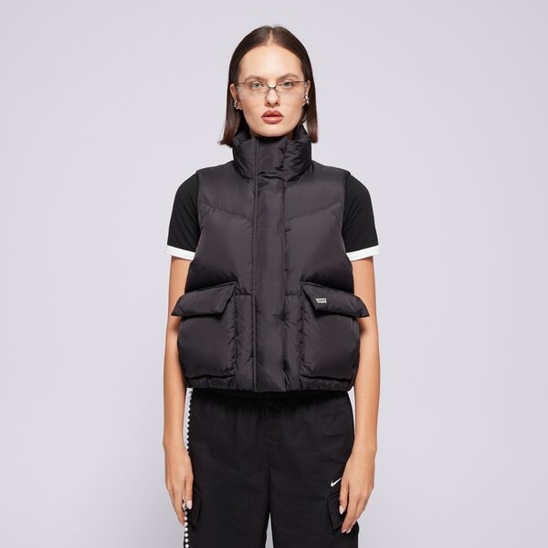  LEVI'S ЕЛЕК WESTERN BUBBLE VEST BLACKS a8526-0003 цвят черен