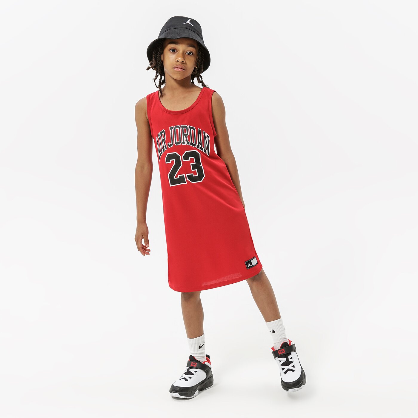  JORDAN РОКЛЯ HBR JORDAN JERSEY АНЦУГS GIRL 45b320-r78 цвят червен