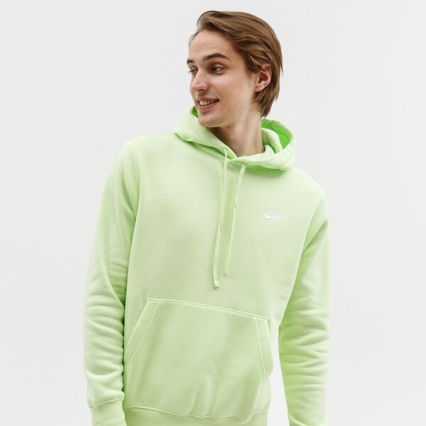 Мъжки суичър NIKE СУИТЧЪР С КАЧУЛКА SPORTSWEAR CLUB FLEECE bv2654-383 цвят зелен