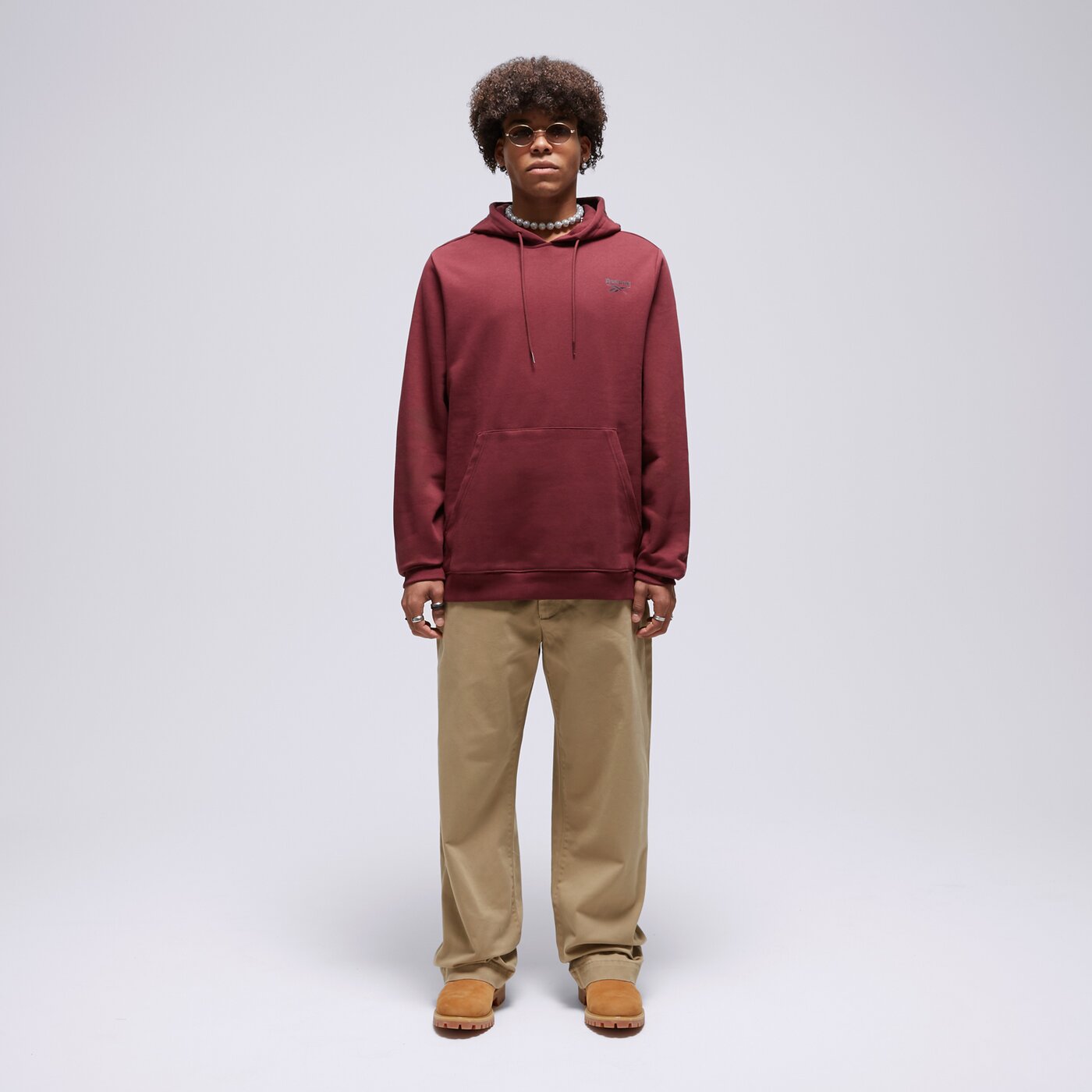 Мъжки суичър REEBOK СУИТЧЪР REEBOK ID FLEECE OTH 100071336 цвят бордо