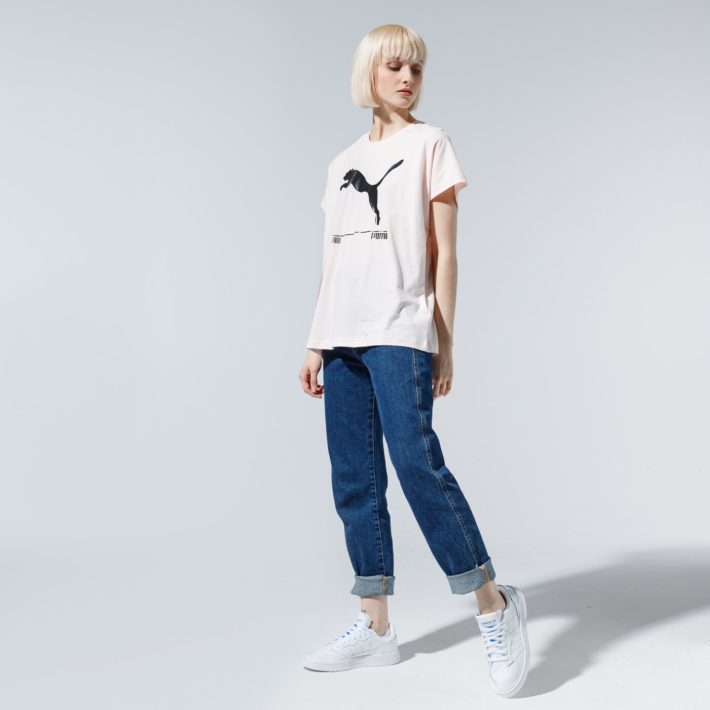 Дамска тениска PUMA ТЕНИСКА NU-TILITY TEE 58137117 цвят розов