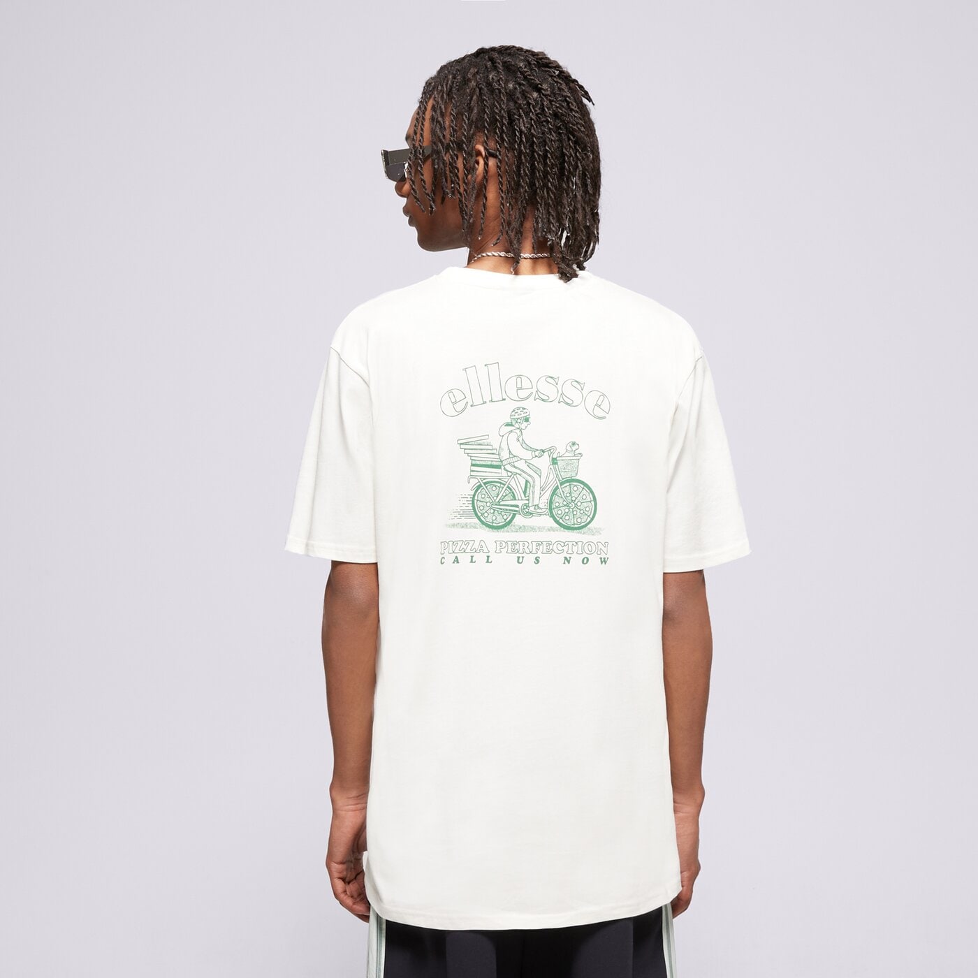 Мъжка тениска ELLESSE ТЕНИСКА MELLARIO TEE OFF WHT smg23163904 цвят бежов