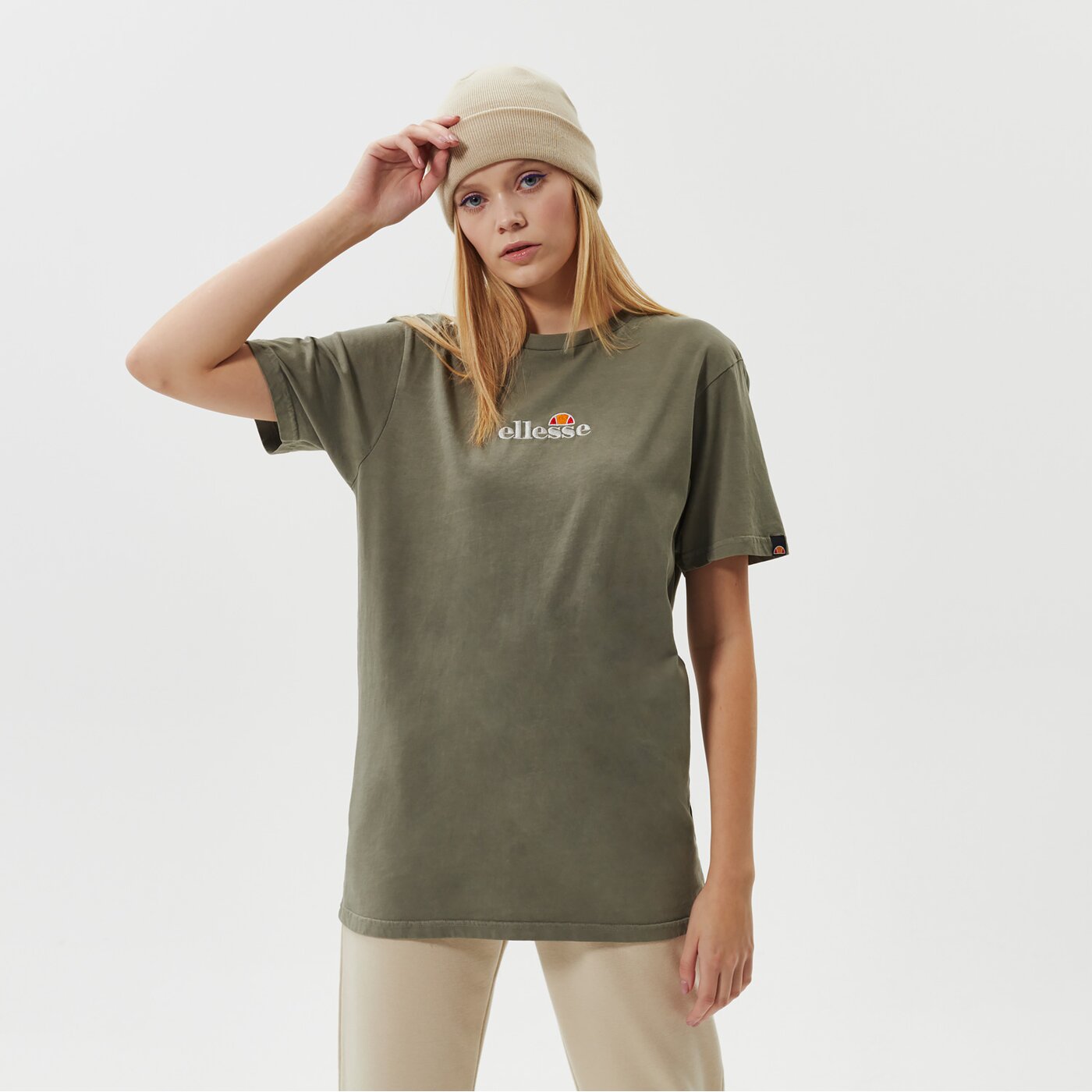 Дамска тениска ELLESSE ТЕНИСКА ANNATTO TEE KHA sgk13148506 цвят каки
