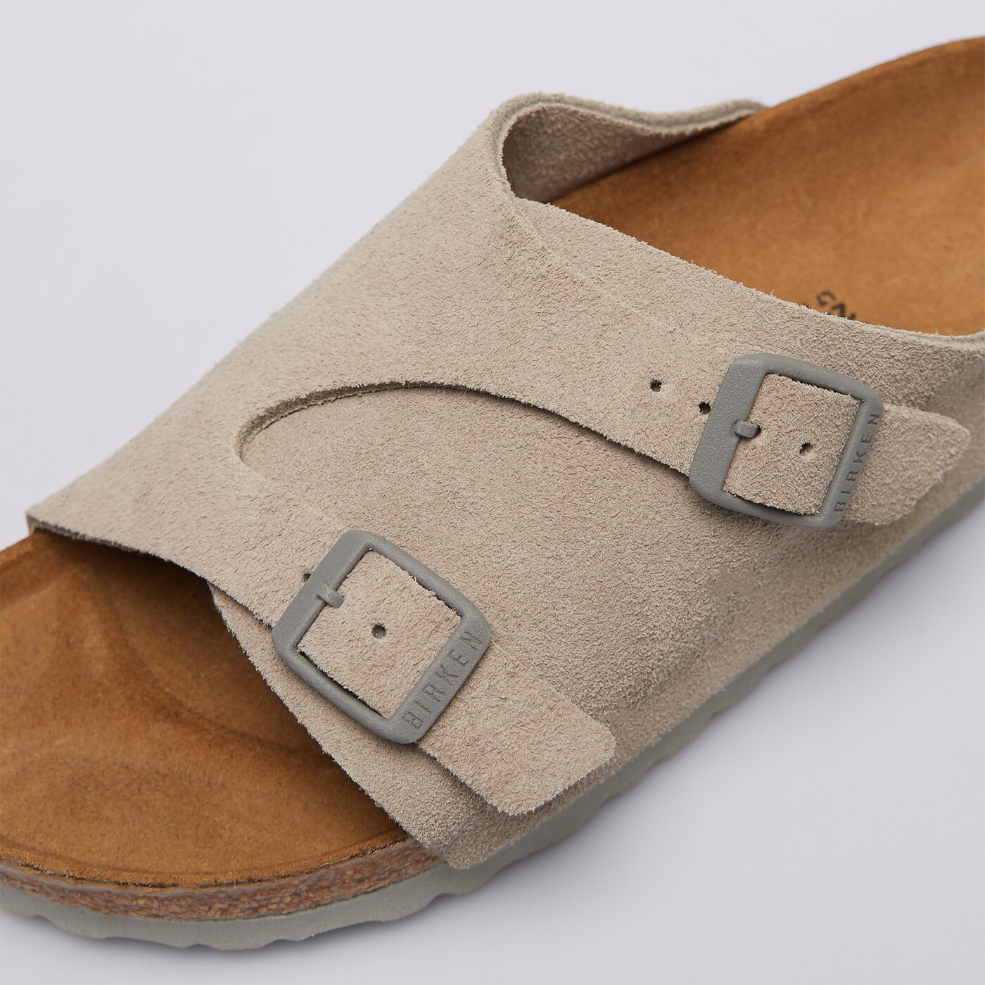 Дамски чехли и сандали BIRKENSTOCK ZÜRICH 1027659 цвят сив