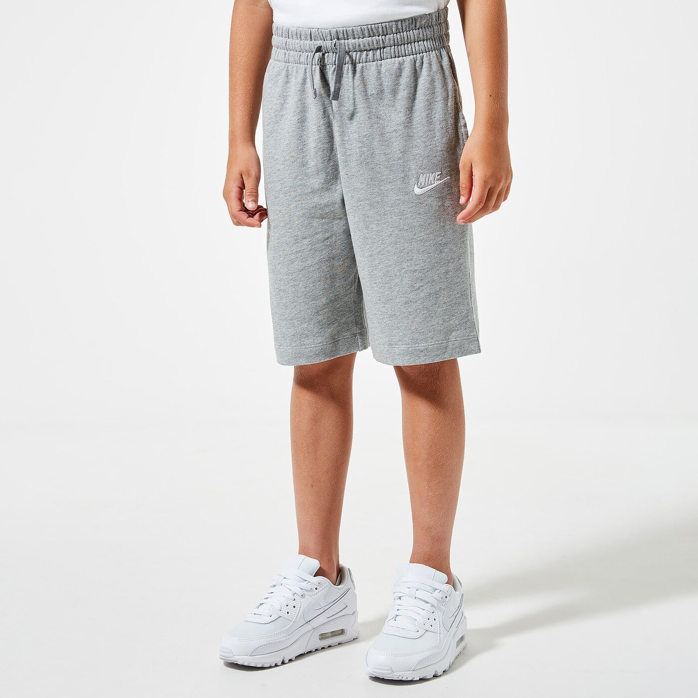  NIKE ШОРТИ BOYS' SPORTSWEAR SHORT 805450-063 цвят сив