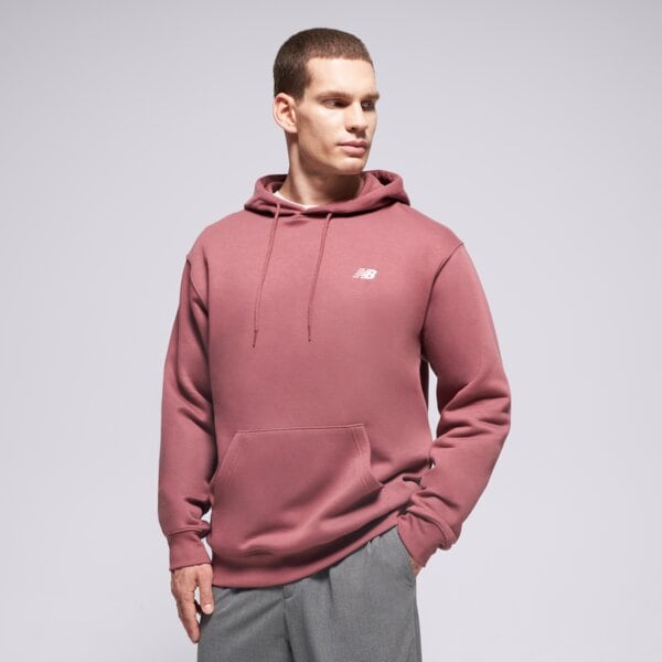 Мъжки суичър NEW BALANCE СУИТЧЪР С КАЧУЛКА SPORT ESSENTIALS FLEECE HOODIE mt41511wad цвят червен