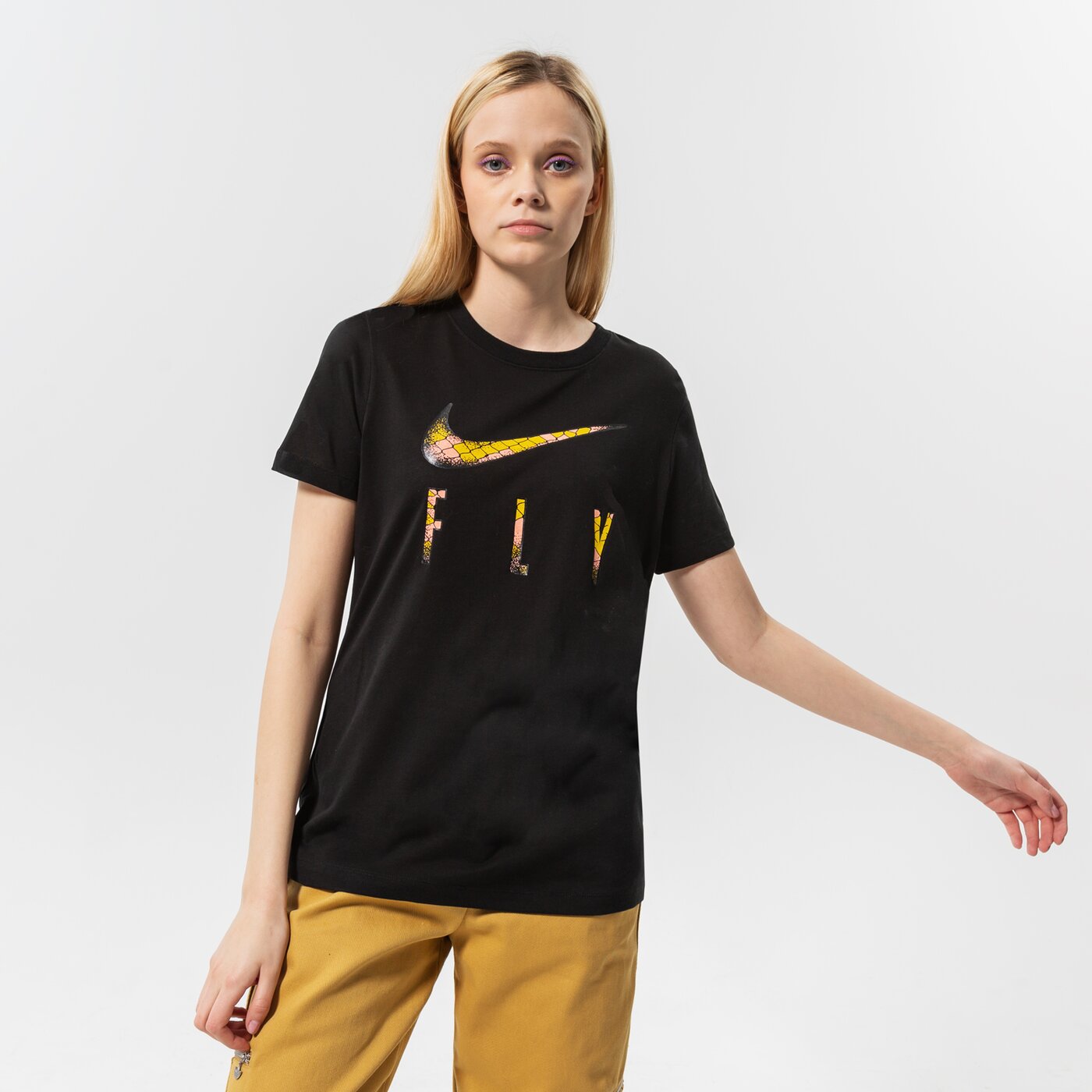 Дамска тениска NIKE ТЕНИСКА W NK DF SWSH FLY SSNL SS TEE NBB dn3048-010 цвят черен