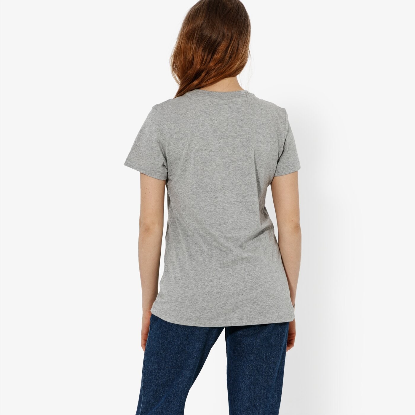 Дамска тениска NIKE ТЕНИСКА SS W NSW TEE ESSNTL ICON FUTURA SPORTSWEAR bv6169-063 цвят сив