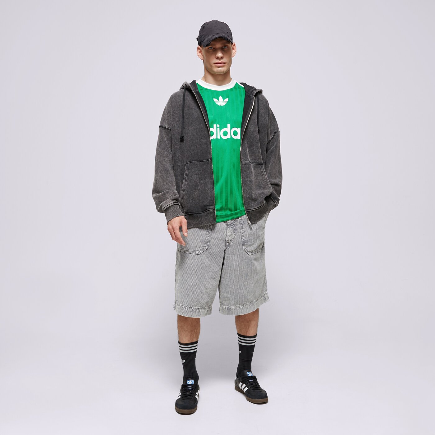 Мъжка тениска ADIDAS ТЕНИСКА ADICOLOR POLY T im9457 цвят зелен