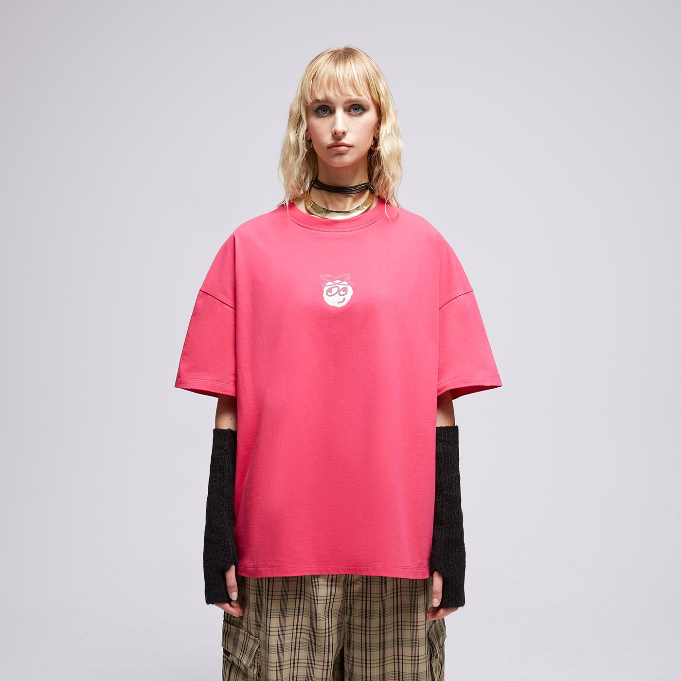 Мъжка тениска S.NOW JOB SIZEER ТЕНИСКА "NOT MY DAY" MAGENTA si323tsu54001 цвят розов