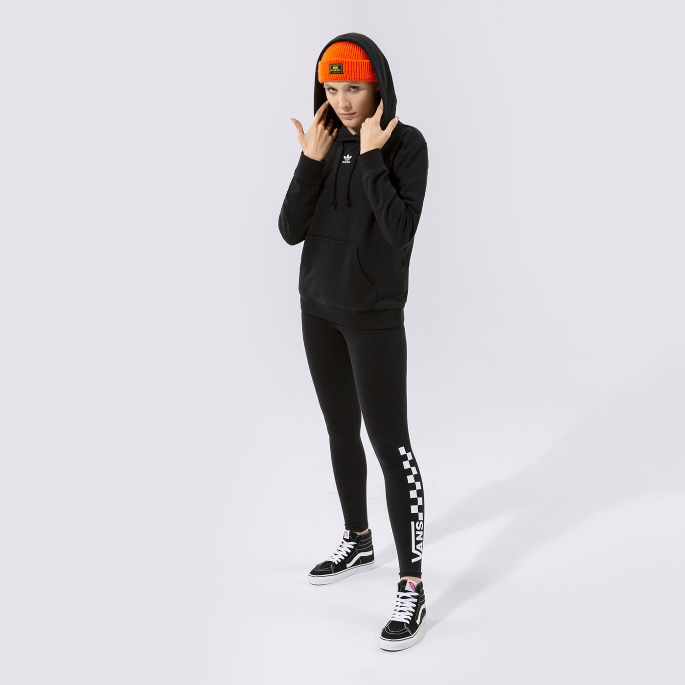 Дамски суичър ADIDAS СУИТЧЪР С КАЧУЛКА HOODIE h06619 цвят черен