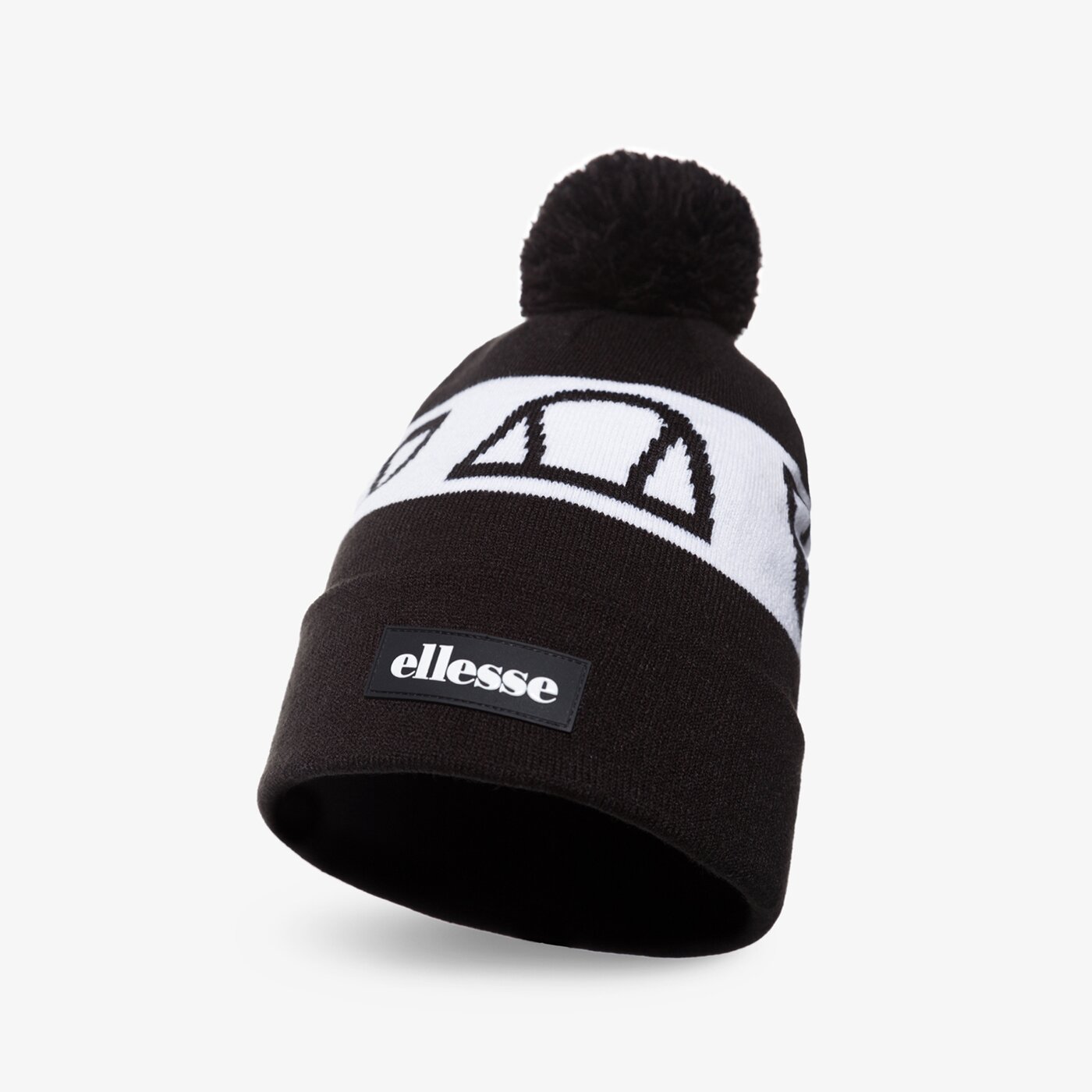 Дамска зимна шапка ELLESSE ШАПКА GORDA POM POM BEANIE BLK sala2104011 цвят черен