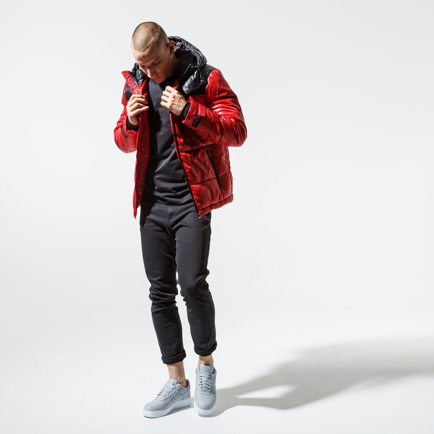 Мъжко зимно яке CONFRONT ЯКЕ ЗИМНО MAKALU RED JKT cf39kum36001 цвят червен