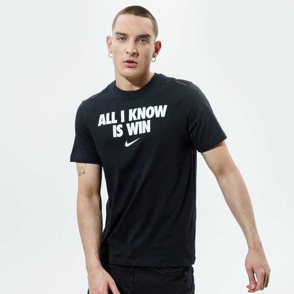 Мъжка тениска NIKE ТЕНИСКА "ALL I KNOW IS WIN" NBA dd0773-010 цвят черен