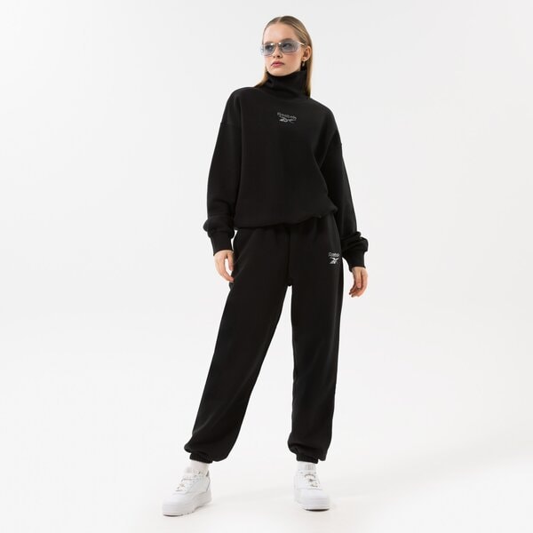 Дамски суичър REEBOK СУИТЧЪР CLASSICS SPARKLE CREW BLACK ic3786 цвят черен