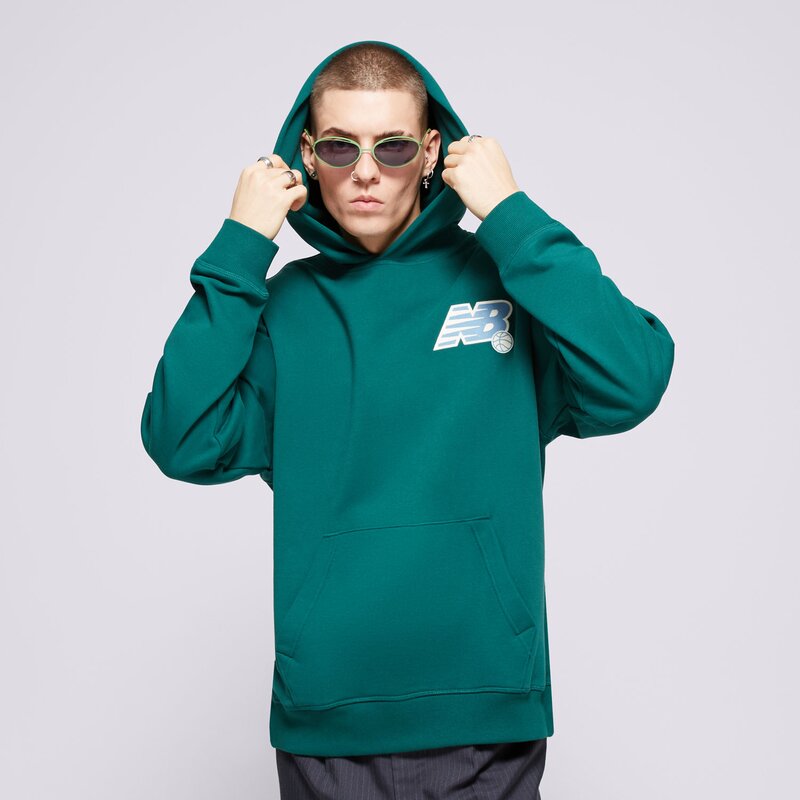 NEW BALANCE СУИТЧЪР С КАЧУЛКА ATHLETICS RELAXED LEAGUE