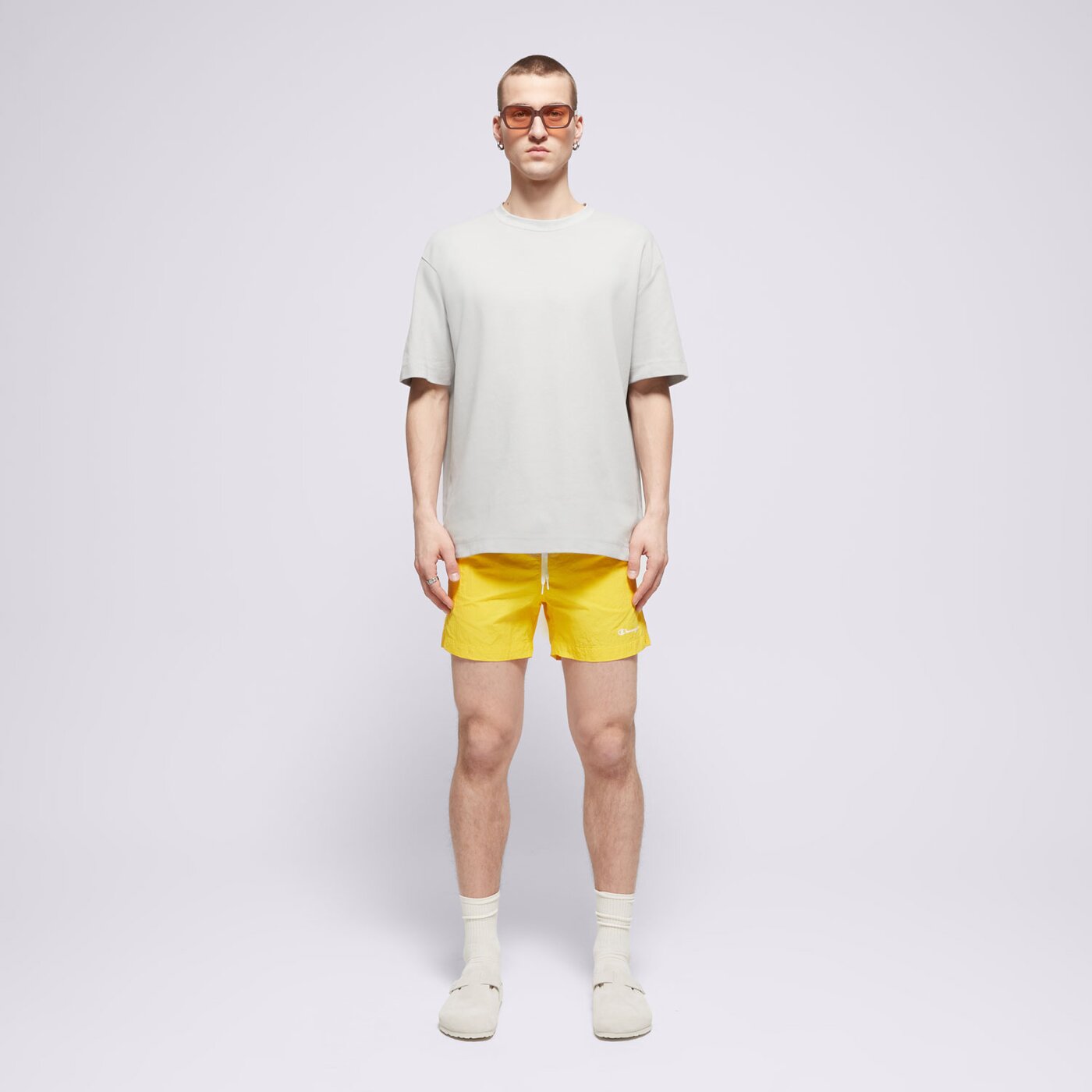 Мъжки къси панталони CHAMPION ШОРТИ BEACHSHORT 216069ys011 цвят жълт